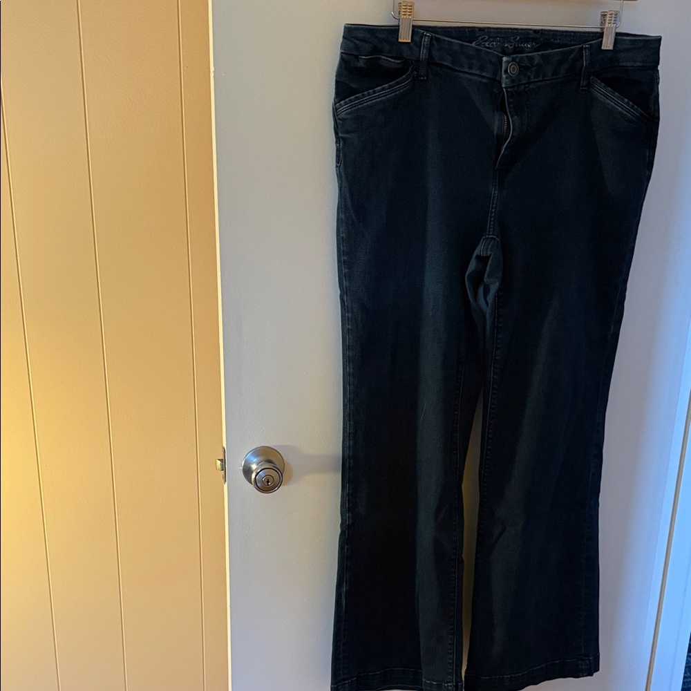 Women's Dark Blue Trouser Jeans